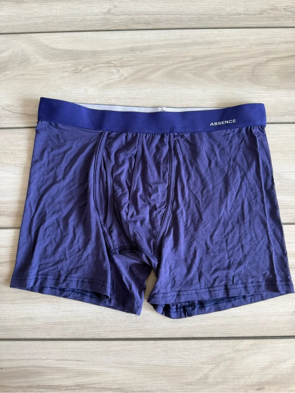 Assence Dual Pouch Boxer Brief Purple XL NWOT